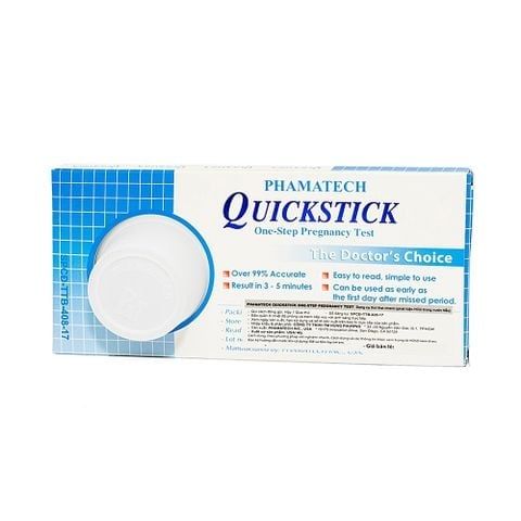 Que thử thai quickstick one step pregnancy test phamatech (h/1 que)