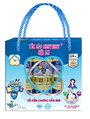 Hộp 6 hũ Tổ yến chưng sẵn BESTNEST HỘI AN 18% Kid