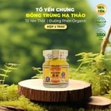 Tổ yến chưng sẵn BESTNEST Hội An 18% Đông trùng hạ thảo - Hộp cứng 8 hũ (kèm túi)