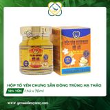 Tổ Yến chưng sẵn Bestnest Hội An 18% Đông trùng hạ thảo (1 hũ x 70ml)