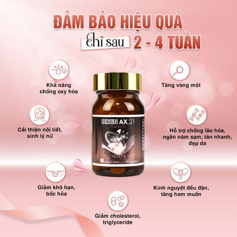 Viên uống tăng cường Nội tiết tố nữ BIKEN AX 21