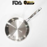 Chảo rán inox 316 26cm cao cấp KUCHEN KU FP261316