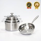 Chảo Inox Cao Cấp KU3326 size 24 (LFGB)