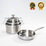 Bộ nồi inox cao cấp KUCHEN (LFGB) KU 3326