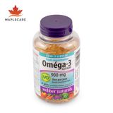 Thực phẩm bảo vệ sức khoẻ WEBBER NATURALS Triple Strength Omega-3 900mg EPA/DHA (Hộp 80 viên)