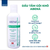 Dầu Gội tắm Khô Abena Hair & Body Wash 200ml