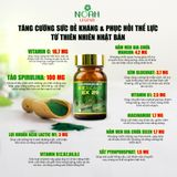 Viên uống tăng cường sức đề kháng và phục hồi thể lực BIKEN SPIRULINA EX 29
