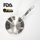 Chảo inox 316 20cm lòng sâu cao cấp KUCHEN KU W201316