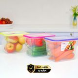Set 3 hộp đựng thực phẩm kháng khuẩn 2100ml Sanaliving cao cấp OMADA - Model: S2323CA
