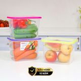 Set 3 hộp đựng thực phẩm kháng khuẩn 2100ml Sanaliving cao cấp OMADA - Model: S2323CA