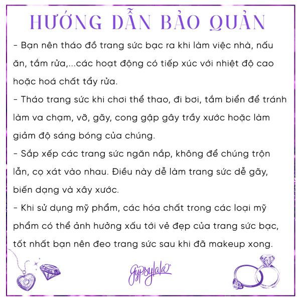  Vòng Tay Black Friday 022 Đá Thạch Anh Tím Charm Ngẫu Nhiên SP008363 Gypsy.lala 