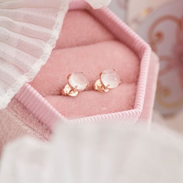  Bông Tai Vàng 10K Full Moon 