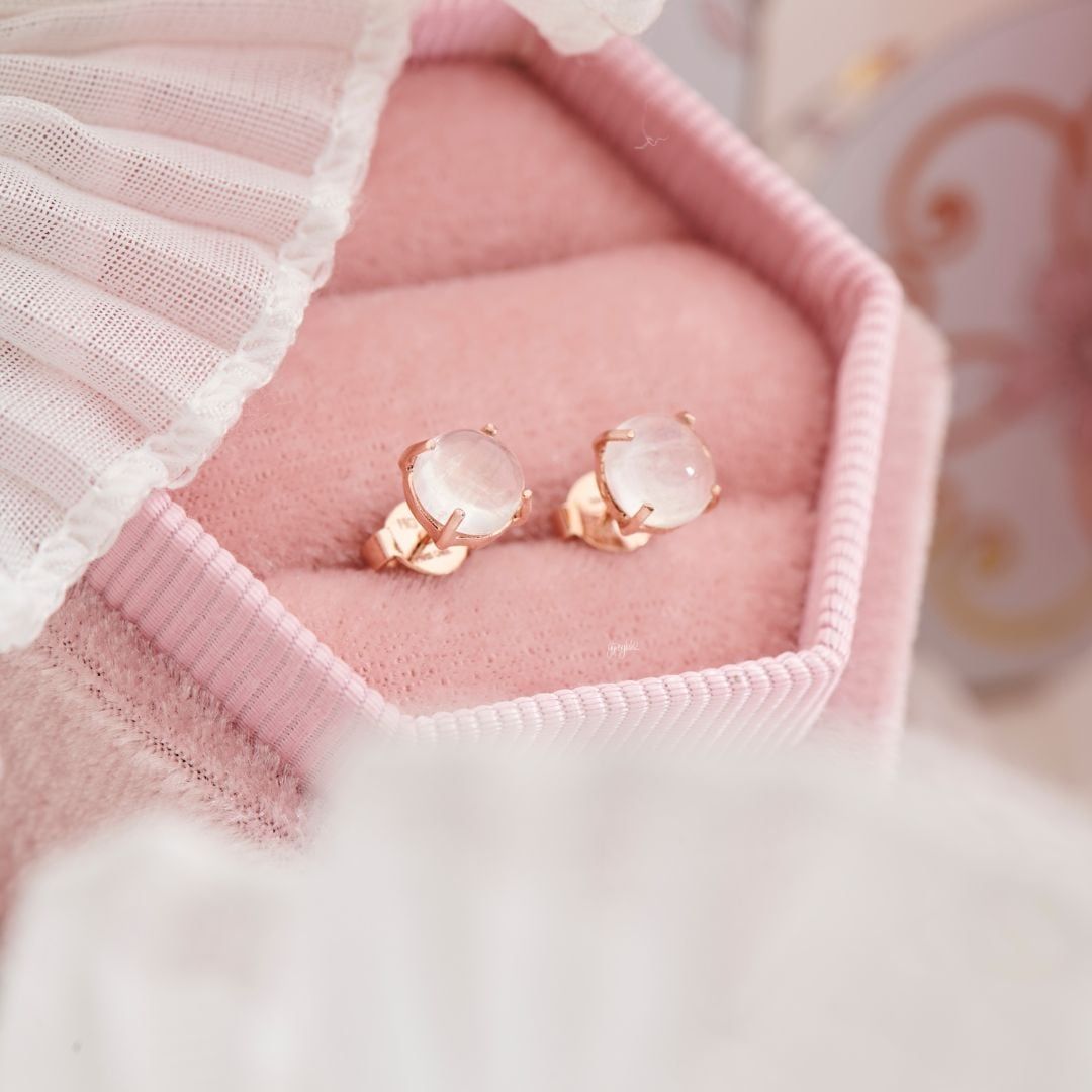  Bông Tai Vàng 10K Full Moon 