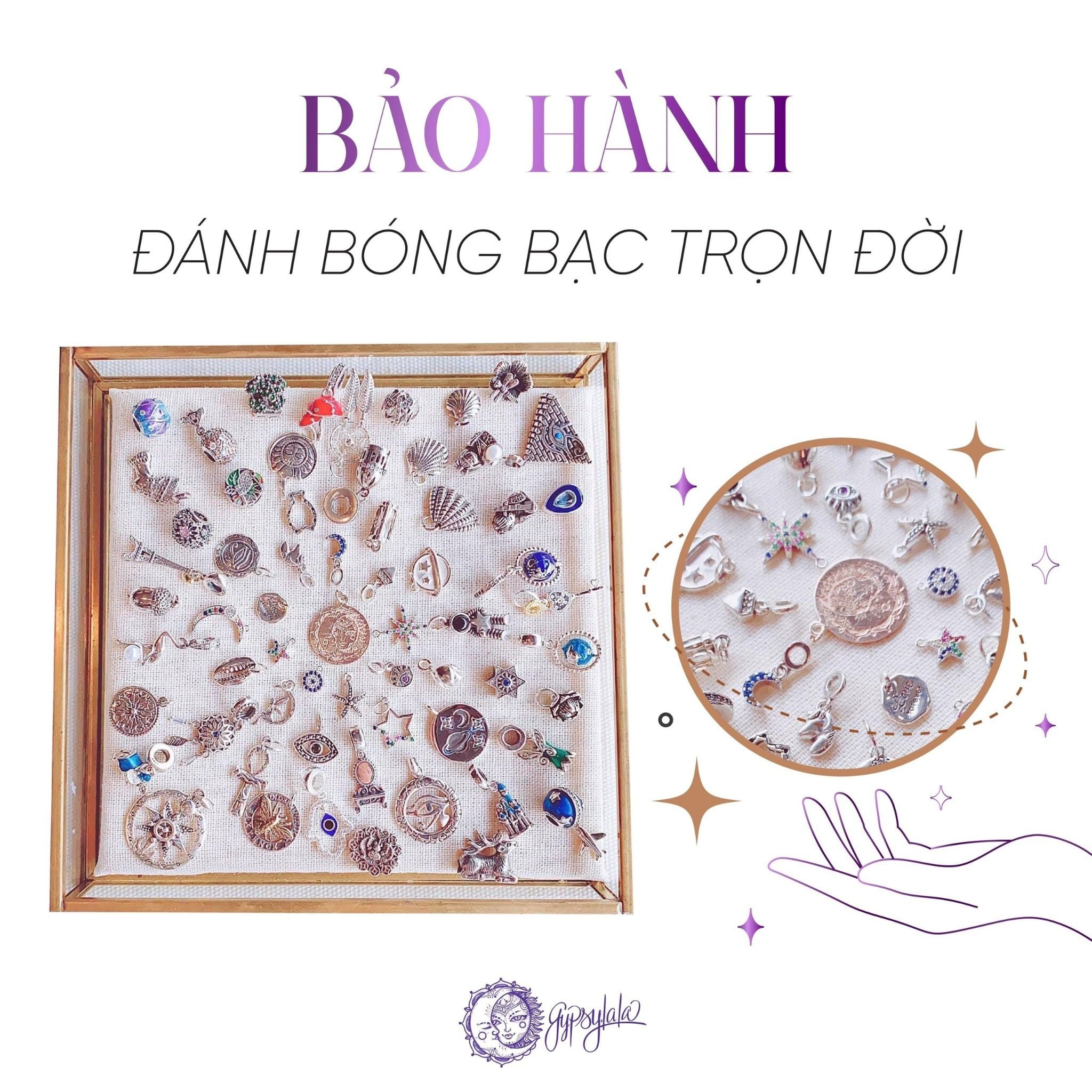  Vòng Tay Thiết Kế Nữ Blush Horizon Đá Thông Thái SP008251 Gypsy.lala 