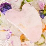  Dụng Cụ Massage Guasha Đá Thạch Anh Hồng 