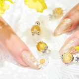  Vòng Tay Thiết Kế Golden Garden Đá Tóc Vàng, Ánh Trăng SP007908 Gypsy.lala 