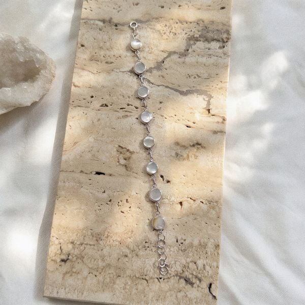  Lắc tay xà cừ trắng 