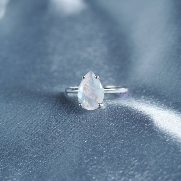  Nhẫn Bạc Aurora Moonstone Gypsy.lala 