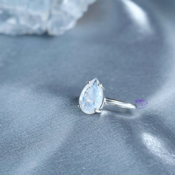  Nhẫn Bạc Aurora Moonstone Gypsy.lala 