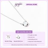  Dây Chuyền Bạc Cao Cấp SETF14 Đá Ánh Trăng GYPSYLALA - Thiết Kế Tối Giản – Nữ Tính - Không Kị Mệnh – Năng Lượng Dịu Êm 