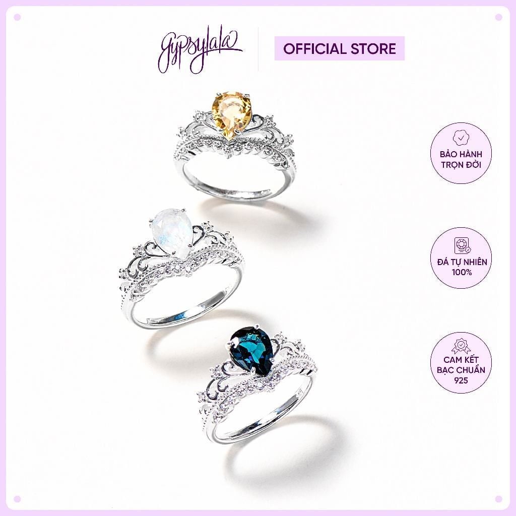  Nhẫn bạc 925 Vương Miện Gypsy.lala 