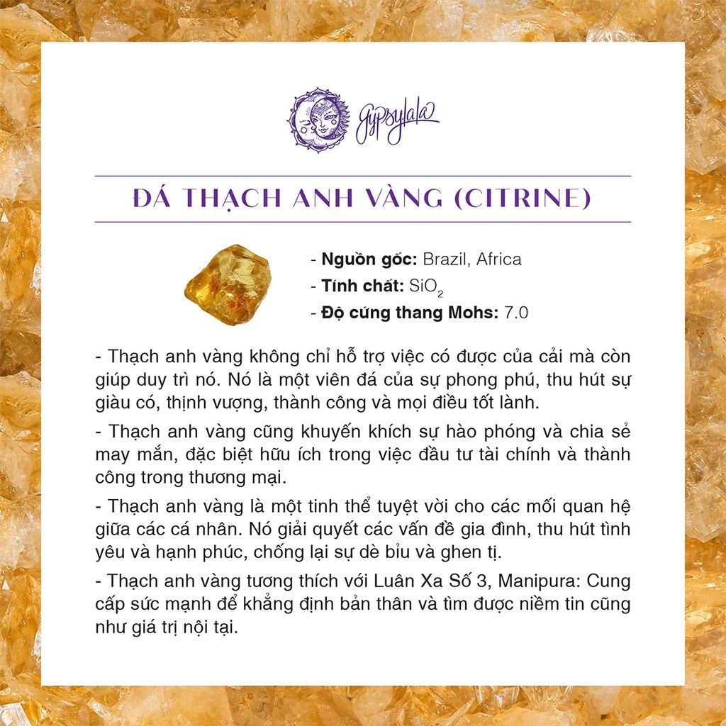  Mặt Dây Chuyền Love Of My Life Đá Citrine SP005466 Gypsy.lala 