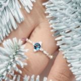  Nhẫn Bạc Infinity Moonstone/ Citrine/ Topaz Silver Gypsy.lala 