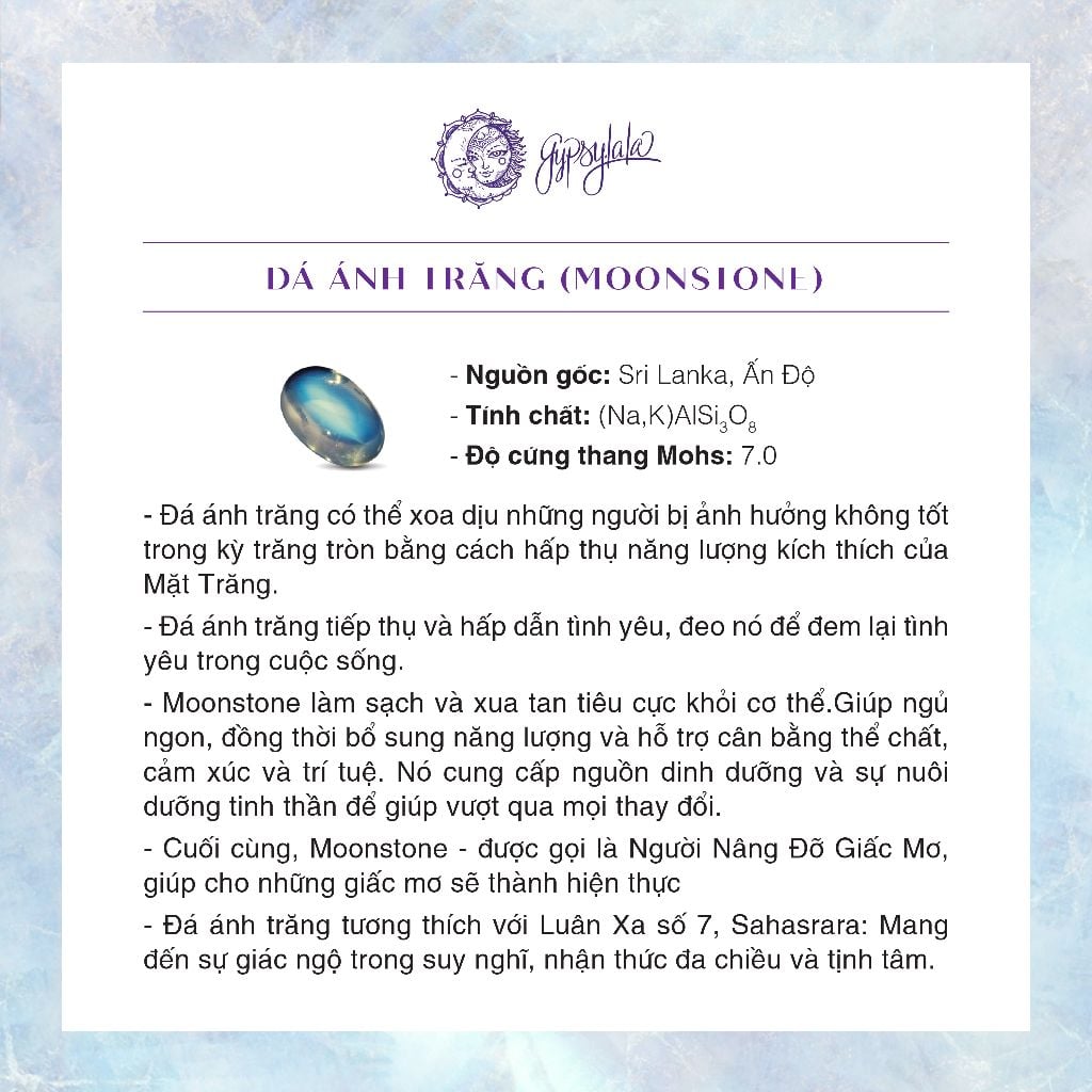  Lắc Tay Đá Ánh Trăng Nhuyễn Charm Trái Tim Bạc 925 SP006896 Gypysy.lala 