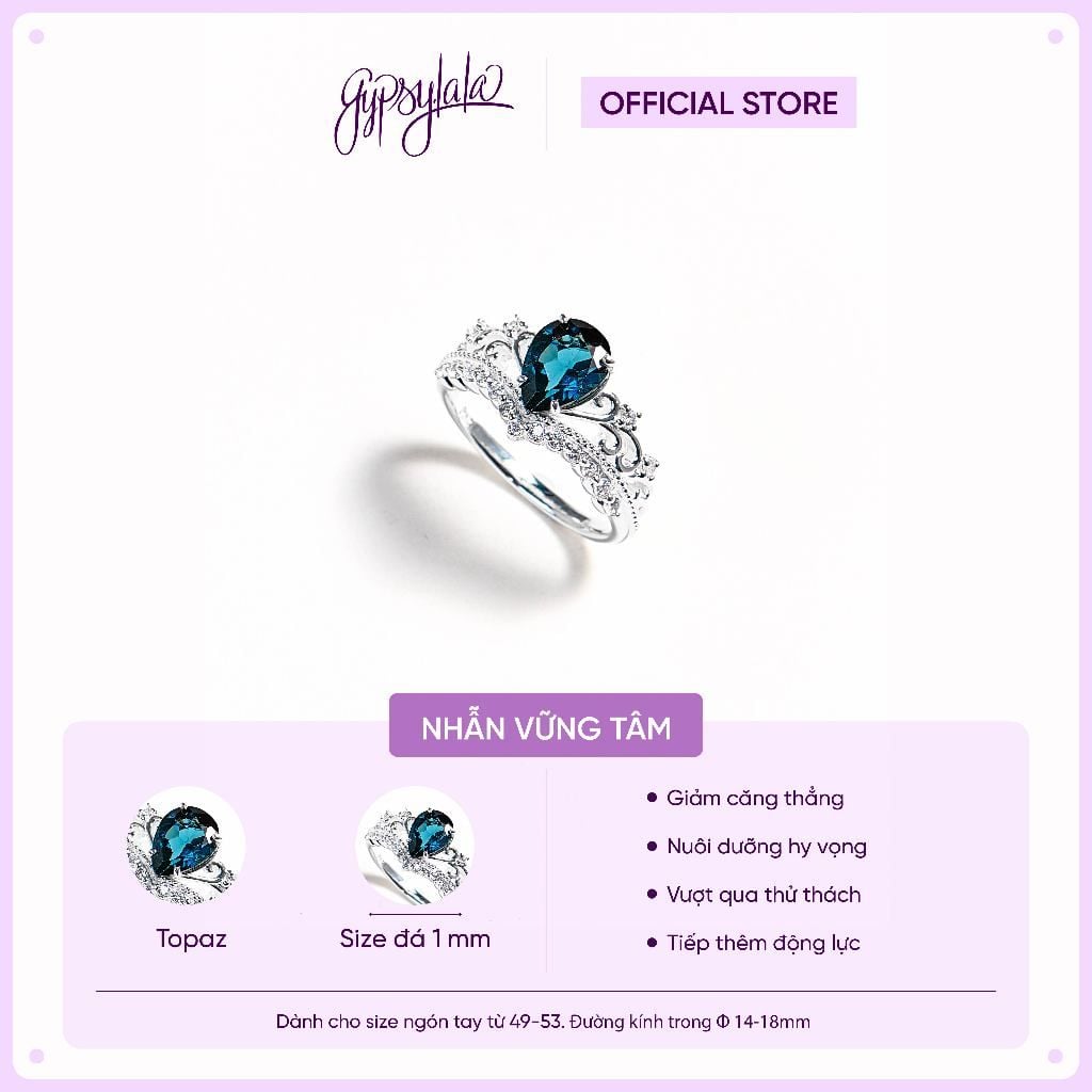  Nhẫn bạc 925 Vương Miện Gypsy.lala 