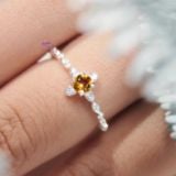  Nhẫn Bạc Infinity Moonstone/ Citrine/ Topaz Silver Gypsy.lala 