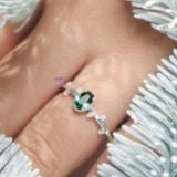  Nhẫn Bạc F432 Ánh Trăng/ Topaz/ Thạch Anh Vàng/ Thạch Anh Xanh Gypsy.lala 