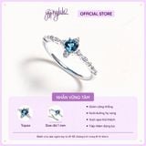  Nhẫn Bạc Infinity Moonstone/ Citrine/ Topaz Silver Gypsy.lala 