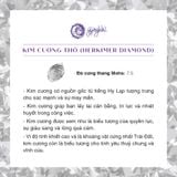  Vòng Tay Cỏ Bốn Lá Đá Kim Cương Thô Thiên Nhiên May Mắn SP005798 Gypsy.lala 