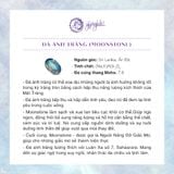  Lắc Tay Lucky 3 Viên Đá Cỏ Bốn Lá Ánh Trăng Khung Bạc SP006703 Gypsy.lala 