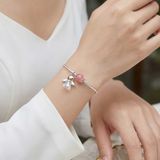  Vòng Tay Đào Hoa 1 Viên Charm Thiên Thần SP006720 Gypsy.lala 