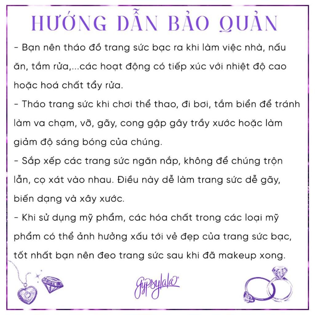  Vòng Tay Đào Hoa 1 Viên Charm Thiên Thần SP006720 Gypsy.lala 