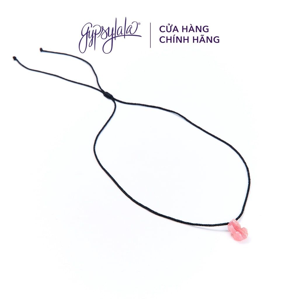  Dây Chuyền Tỳ Hưu Đá Đào Hoa (Rhodochrosite) SP001222 Gypsy.lala 