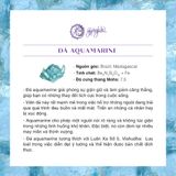  Mặt Dây Chuyền Điêu Khắc Hồ Ly Bọc Bạc Tấm Aquamarine SP006691 Gypsy.lala 