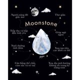  Dây Chuyền Cỏ Bốn Lá Đá Ánh Trăng SP005799 Gypsy.lala 