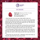  Bông Tai Simple Đá Ruby Thiên Nhiên Bạc 925 SP005748 Gypsy.lala 