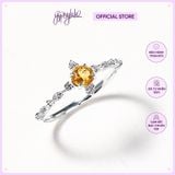  Nhẫn Bạc Infinity Moonstone/ Citrine/ Topaz Silver Gypsy.lala 