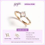  Nhẫn Bạc Infinity Moonstone/ Citrine/ Topaz Gold Gypsy.lala 