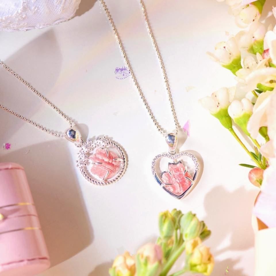  Mặt Dây Chuyền Hồ ly bọc bạc Love Blossom đào hoa XS SP007013 Gypsy.lala 