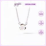  Dây Chuyền Bạc Cao Cấp SETF14 Đá Ánh Trăng GYPSYLALA - Thiết Kế Tối Giản – Nữ Tính - Không Kị Mệnh – Năng Lượng Dịu Êm 