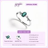  Nhẫn Bạc F432 Ánh Trăng/ Topaz/ Thạch Anh Vàng/ Thạch Anh Xanh Gypsy.lala 