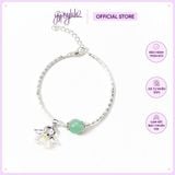  Vòng Tay Thiên Thần 1 Viên Thạch Anh Dâu SP004107 Gypsy.lala 