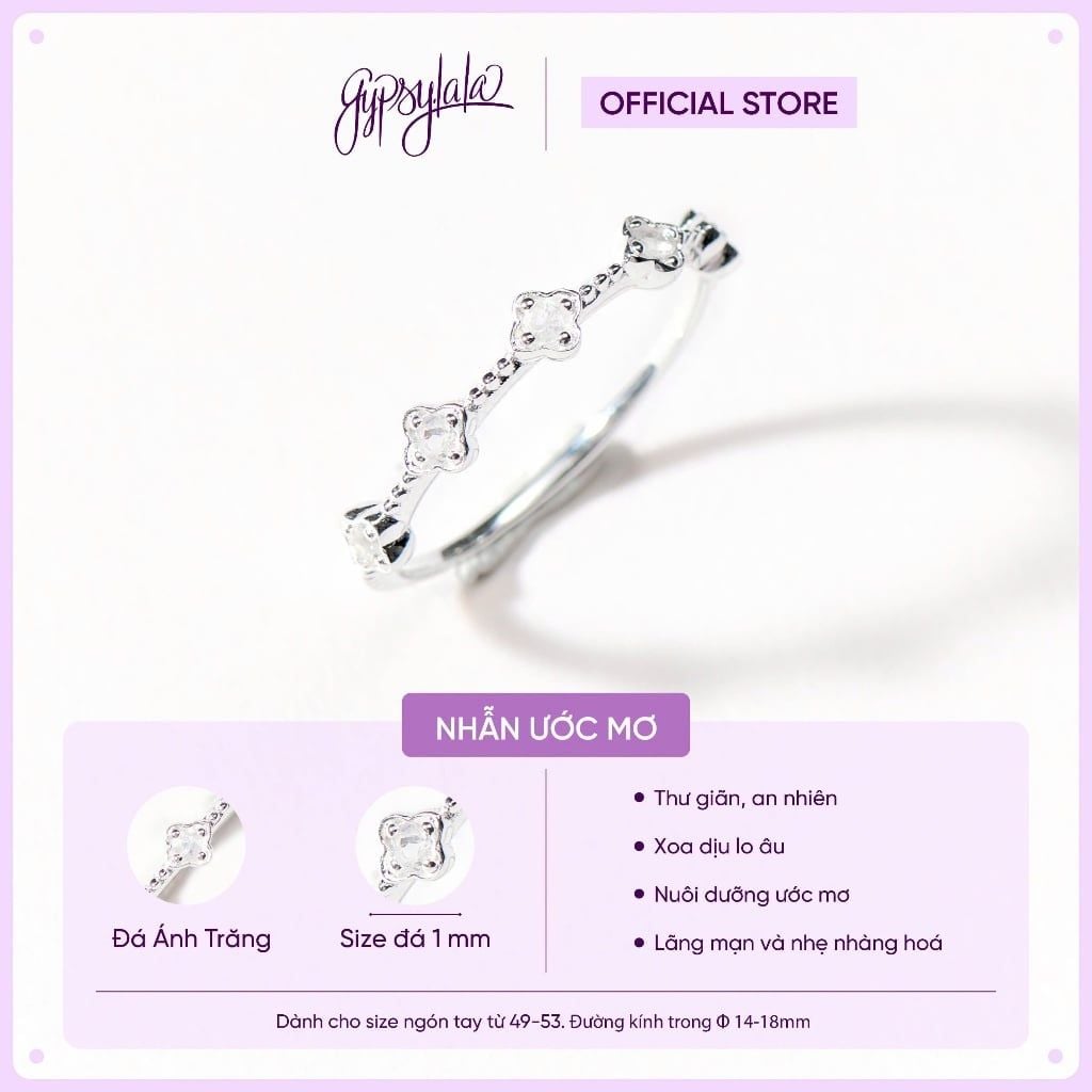  Nhẫn Bạc Lucky Ring Silver SP006451 Gypsy.lala 