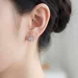  Bông Tai Bạc 4 Leaf Cỏ 4 Lá Ánh Trăng SP007023 Gypsy.lala 