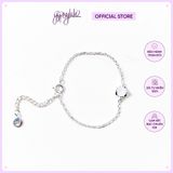  Vòng Tay Bạc Cao Cấp SETF14 Đá Ánh Trăng GYPSYLALA - Thiết Kế Tối Giản – Nữ Tính - Không Kị Mệnh – Năng Lượng Dịu Êm 