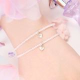  Lắc Tay Đá Ánh Trăng Nhuyễn Charm Trái Tim Bạc 925 SP006896 Gypysy.lala 